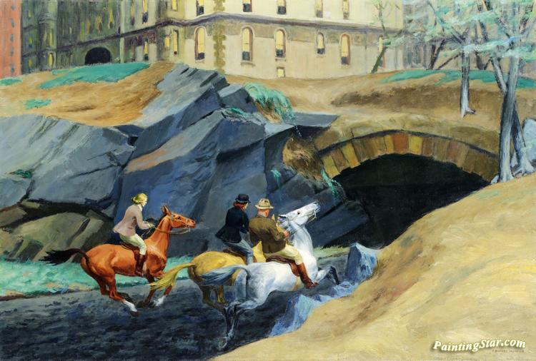 Bridle Path Artwork by Edward Hopper