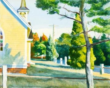 Church In Eastham Artwork by Edward Hopper