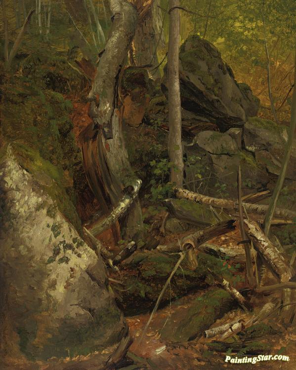 Deep In The Forest Artwork by William Holbrook Beard