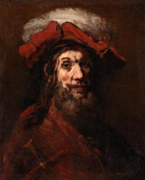 Sketch For The Knight With The Falcon,known As The Crusader Artwork by Rembrandt van Rijn