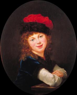 Portrait Of A Girl Artwork by Elisabeth Vigee Le Brun