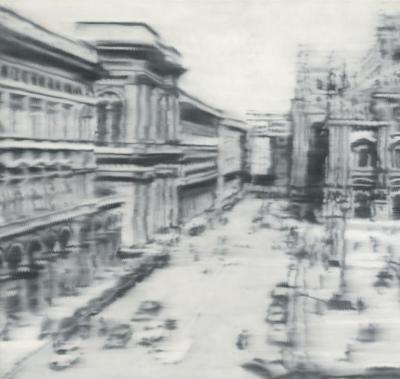 Domplatz, Mailand (cathedral Square, Milan) Artwork by Gerhard Richter