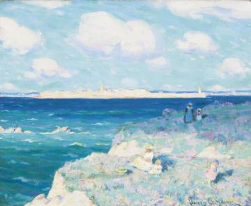 St. Malo From The Cliffs Of Saint-briac Artwork by Clarence Gagnon