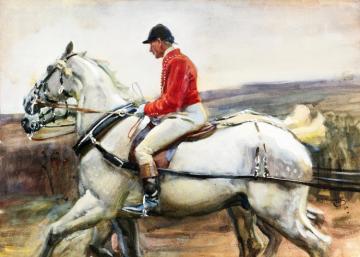 The Leaders Artwork by Sir Alfred James Munnings