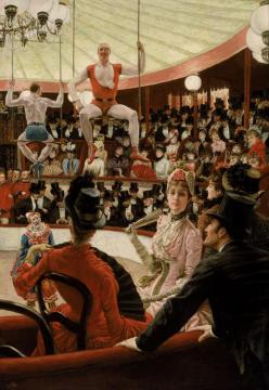 Women Of Paris,the Circus Lover Artwork by James Tissot