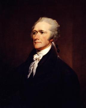 Alexander Hamilton Artwork by John Trumbull