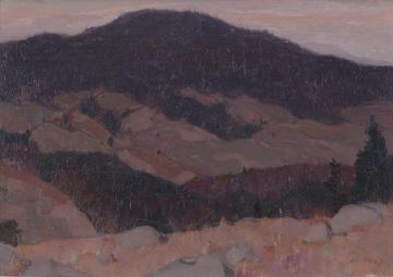 Autumn In The Laurentians (baie St. Paul) Artwork by Clarence Gagnon