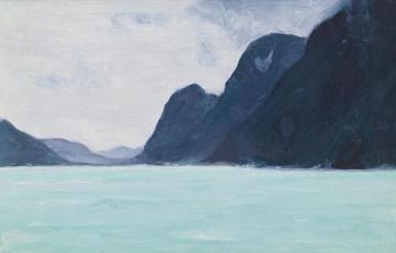 La Riviere Vefsna - Helgeland, Norvege Artwork by Clarence Gagnon