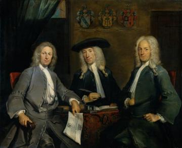 Three Wardens Of The Surgeons Guild Artwork by Cornelis Troost