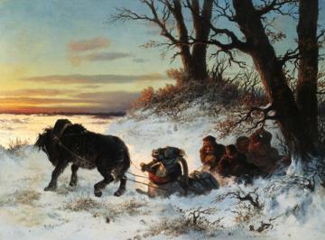 A Difficult Journey Artwork by Nikolai Sverchkov