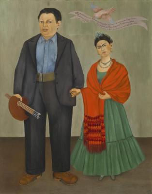 Frieda And Diego Rivera, 1931 Artwork by Frida Kahlo