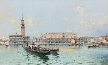Grand Canal, Venice Artwork by Franz Richard Unterberger