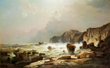 The Swedish Coast Artwork by Franz Richard Unterberger