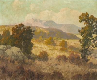 Sunlit Hills Artwork by Maurice Braun