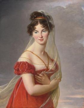 Portrait Of AglaÉ AngÉlique Gabrielle De Gramont(1787-1842) Artwork by Elisabeth Vigee Le Brun