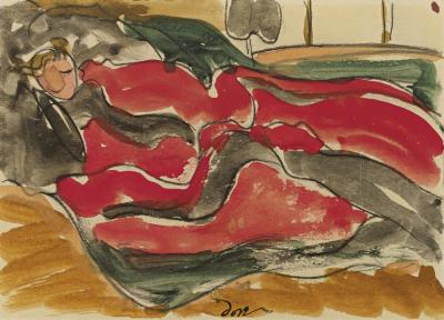 Woman Asleep Artwork by Arthur Dove