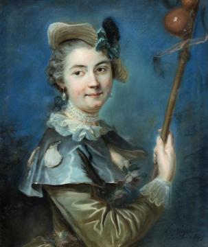 A Woman Dressed As A Pilgrim Artwork by Elisabeth Vigee Le Brun