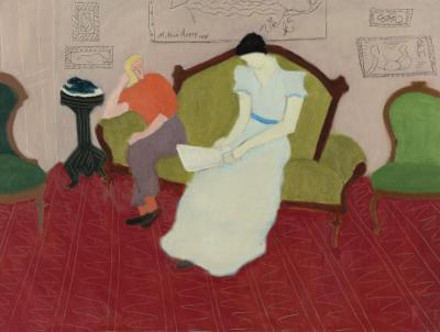 The Reader And The Listener Artwork by Milton Avery