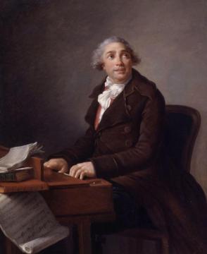 Portrait Of The Composer Artwork by Elisabeth Vigee Le Brun