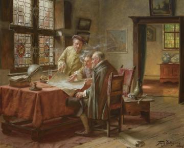 Preparing A New Journey Artwork by Fritz Wagner