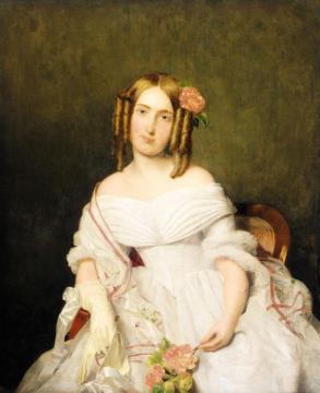 Portrait Of Baron Von GÖcsy's Daughter Artwork by Ferdinand Georg Waldmuller