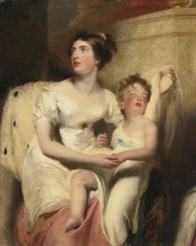 Portrait Of Anne, Countess Of Charlemont And Her Son James Artwork by Sir Thomas Lawrence