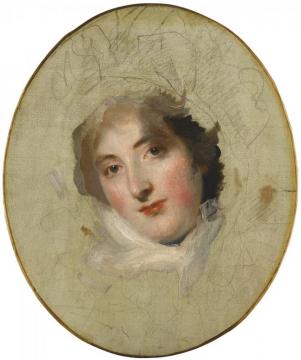 Portrait Of Frances Anne,lady Crewe (1748-1818) Artwork by Sir Thomas Lawrence