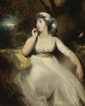 Portrait Of Miss Selina Peckwell Artwork by Sir Thomas Lawrence