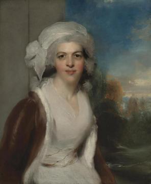 Portrait Of Rebecca,lady Simeon Artwork by Sir Thomas Lawrence