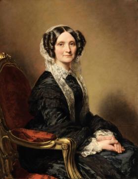 Portrait Of Mrs FranÇois Delessert Artwork by Franz Xavier Winterhalter