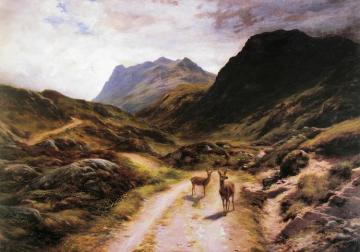 The Road To Loch Maree Artwork by Joseph Farquharson