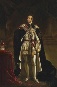 King George V Of Hannover In Ceremoniaal Robes Of Order Of The Garter Artwork by Franz Xavier Winterhalter