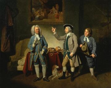 Edward Shuter, John Beard, And John Dunstall In Isaac Bickerstaffe's,love In A Village Artwork by Johann Zoffany