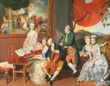 The Gore Family With George, 3rd Earl Cowper Artwork by Johann Zoffany