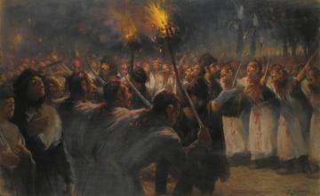 Cerimonia Del 10 Mouharram Artwork by Fausto Zonaro