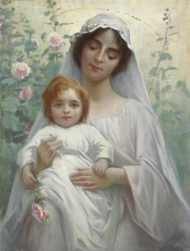 Madonna Col Bambino Artwork by Fausto Zonaro