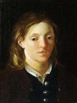 Portrait Of A Young Man, Bust Length Artwork by Michael Sweerts