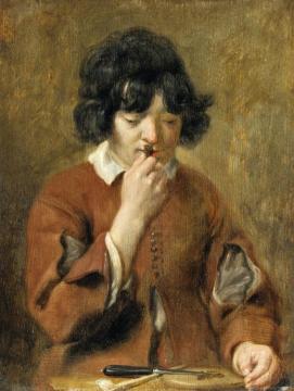 Young Boy With Tobacco Artwork by Michael Sweerts