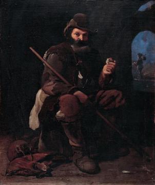 Old Pilgrim Artwork by Michael Sweerts