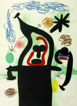 La Harpie Artwork by Joan Miró