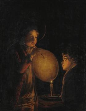 L'esperimento Artwork by Joseph Wright of Derby