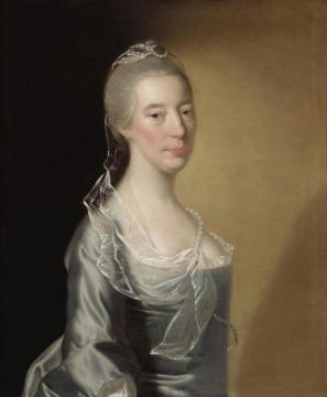 Portrait Of Elizabeth, Mrs George Mason Of Morton Hall Artwork by Joseph Wright of Derby