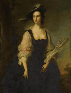 Portrait Of Millicent Mundy, Mrs French Artwork by Joseph Wright of Derby