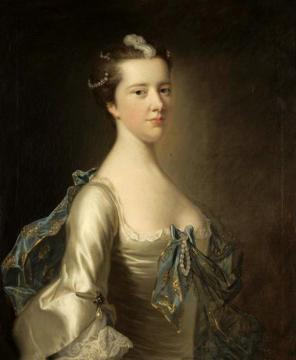 Portrait Of Sir Thomas Hesketh's Wife Harriet Cowper Artwork by Joseph Wright of Derby