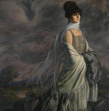 Portrait Of Senora Atucha Artwork by Ignacio Zuloaga y Zabaleta