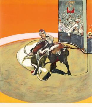 Study For A Bullfight No I (Étude Pour Une Corrida) Artwork by Francis Bacon