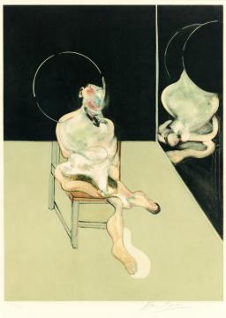 Seated Figure Artwork by Francis Bacon