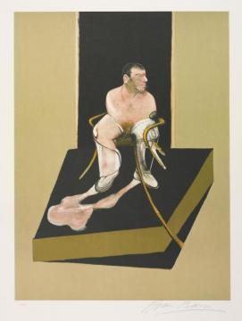 Study For A Portrait Of John Edwards (triptych 1986-1987) Artwork by Francis Bacon