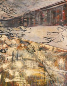 Streetscape With Colonnade Artwork by Francis Bacon