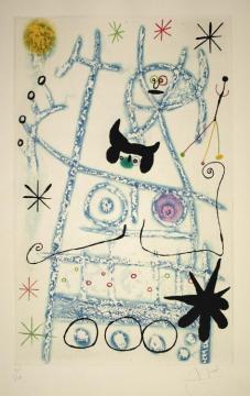 Les Forestiers Artwork by Joan Miró